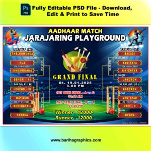 cricket poster psd