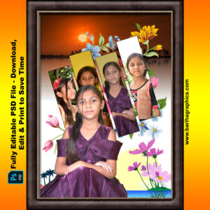 Photo Frame design PSD file – Fully Editable